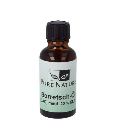 PureNature Borage Oil for Skin Hair Nails 30 ml