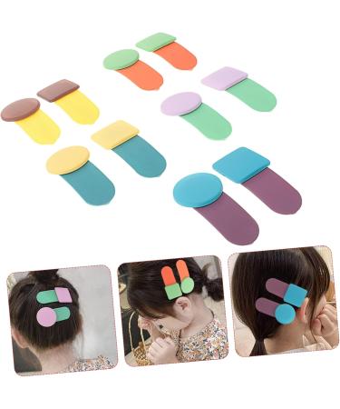 minkissy 5 Pairs Geometric Hairpin Hair Clips Snap Round Shaped Hair Barrettes Crystal Metal Hair Clips Rhinestone Hair Clips Wedding Hair Clip Metal Snap Buttons Girl Hair Decoration Child - Buy Online on GoSupps.com