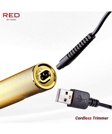 RED by Kiss Hair Trimmer for Men - Cordless Precision Blade Grooming Kit | Gold Edition - Buy Online on GoSupps.com