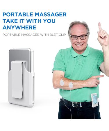 NURSAL Dual Channel TENS Unit - Pain Relief Muscle Stimulator with 16 Pads 24 Modes & Touchscreen for Easy Use - Perfect for Seniors - Buy Online on GoSupps.com