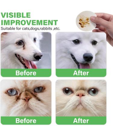 GJYC PET Large Eye Care: 120 Tear Stain Wipes for Dogs & Cats Effective Eye Wipes for Pets - Buy Online on GoSupps.com