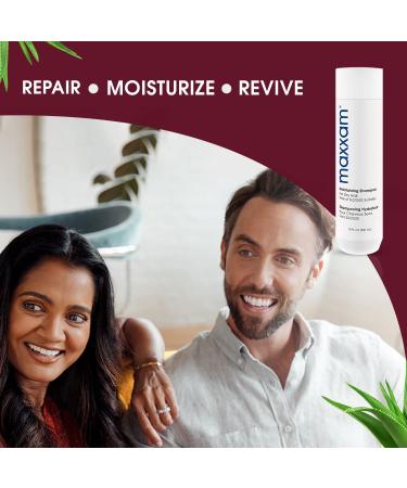 Maxxam Moisturizing Shampoo for Color Treated Hair - Sulfate Free with Aloe - 10 Fl Oz - Buy Online on GoSupps.com