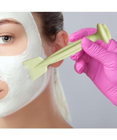 Nbbwwu Face Cleaning Brush | Silicone Face Washing Brush - Double Head Silicone Cosmetic Wash Scrubber Face Mud Applicator Scraper for Various Skin Care Products - Buy Online on GoSupps.com
