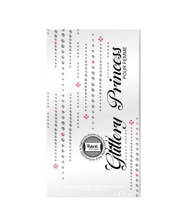 Hybrid & Company Women Glittery Princess Pour Femme Eau De Parfum Vaporisateur Natural Spray 3.4 Fl Oz - Buy Online on GoSupps.com
