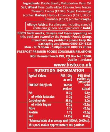 Bisto Flavoursome Beef Gravy Granules 350g - Perfect for Hearty Family Mealtimes - Buy Online on GoSupps.com