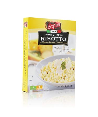 Sophia Risotto Four Cheese 6.03oz (3-pack) - Authentic Italian Recipe - Buy Online on GoSupps.com