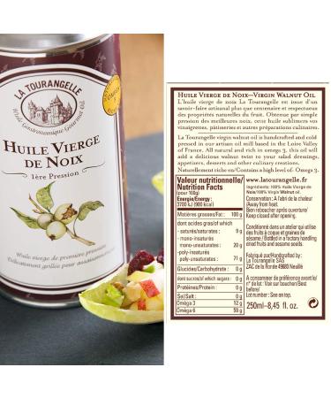 La Tourangelle Walnut Oil Basil Oil & Pistachio Oil Trio Pack - 750 ml | Premium Gourmet Oils for Cooking & Dressing | International Shipping Available - Buy Online on GoSupps.com