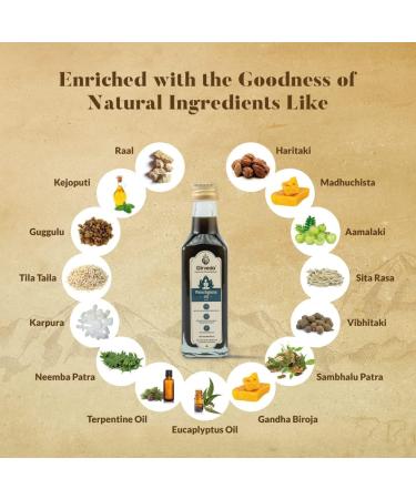 Panchgauna Massage Oil - Ayurvedic Blend for Deep Relaxation & Muscle Relief | Natural Ingredients for Holistic Wellness | 3.38 Fl Oz - Buy Online on GoSupps.com