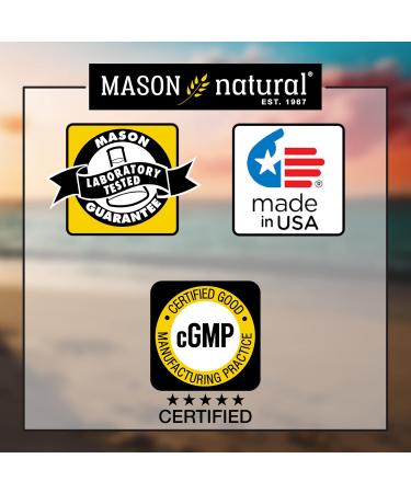 MASON NATURAL Vitamin C 500 mg (as Ascorbic Acid) - Supports Healthy Immune System Antioxidant and Essential Nutrient Orange Flavor 100 Chewables - Buy Online on GoSupps.com
