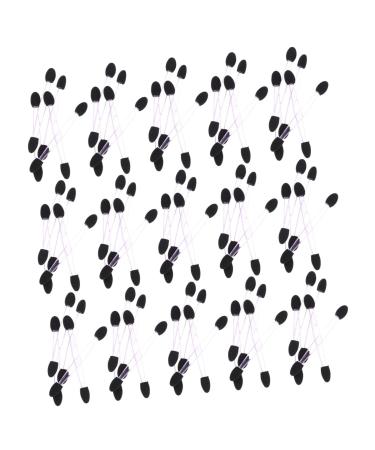 NOLITOY 100pcs Eye Shadow Stick Eyeshadow Eye Makeup Tools Cosmetic Woman Makeup Tools Make up Makeup Stick 7.5x0.5cm Black