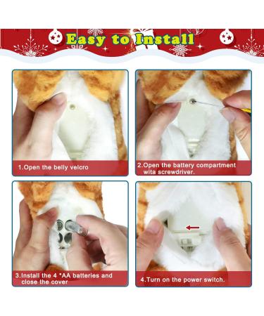 SWTOIPIG Interactive Plush Toy Walking Cat - Light-Up & Sound Control Electronic Robot Pet for Kids - Buy Online on GoSupps.com