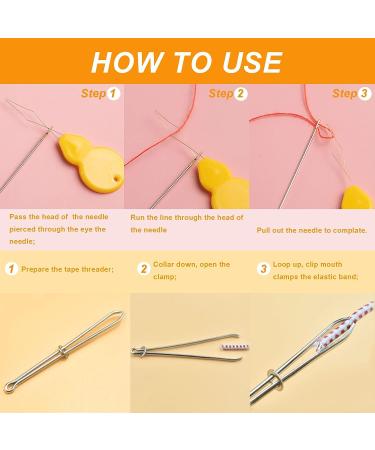 25 Pcs Hand Sewing Needle Threaders Kit - Easy Threader, Seam Rippers, Sewing Tweezers, Scissor, Thimble and More - Buy Online on GoSupps.com