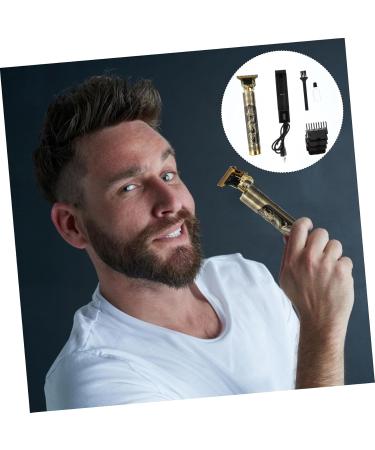 FRCOLOR Electric Clippers Electric Haircut Shear Electric Trimmer Cordless Grooming Electric Precision Trimmer Electric Grooming Kit Oil Head Aluminum Alloy T9 15X4.3CM Golden - Buy Online on GoSupps.com