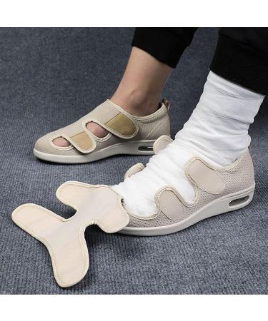 ZBJH Extra Wide Diabetic Shoes for Arthritis Edema Feet - Women's Size 40, Color A03 | Breathable Lightweight Walking Shoes with Air Cushion for Swollen Feet - Buy Online on GoSupps.com