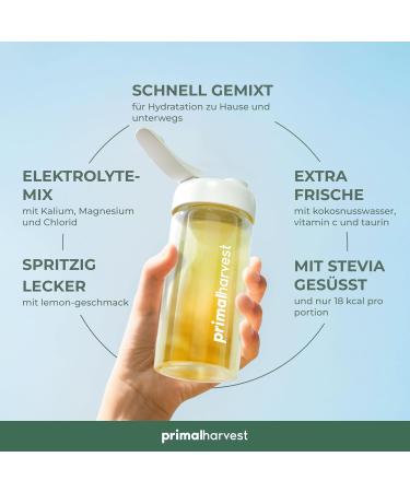 Primal Hydration by Primal Harvest | Electrolytic Isotonic Drink | 30 Portions | Magnesium Potassium & Vitamin C | Ideal for Men & Women | International Shipping - Buy Online on GoSupps.com