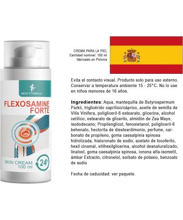  FLEXOSAMINE Flexo Samine Forte Cream 100ml - Buy Online on GoSupps.com