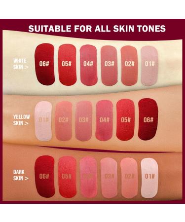 XINGXYUEL 3PCS Matte Liquid Lipstick Set Velvet Lip Gloss Lip Stain Long Lasting Waterproof Matte Red Lipstick for Women Lip Makeup Gift Set B-04 Rose Pink+05 Ruby Red+06 Wine Red Set B(rose Pink+ruby Red+wine Red) - Buy Online on GoSupps.com