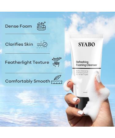 Refreshing Foaming Facial Cleanser - Gentle Non-Irritating Face Wash for Oil Control & Moisturizing | 5.07 oz - International Shipping Available - Buy Online on GoSupps.com