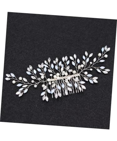 DOITOOL Rhinestone Barrettes Bridal Headpiece Rhinestone Hair Clip Wedding Hair Comb Rhinestone Wedding Headpiece Wedding Hair Pins Bridal Side Comb Bride Crystal Accessories - Buy Online on GoSupps.com