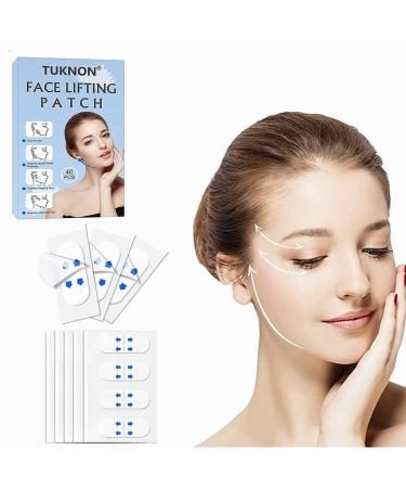 Face Lift Tape, Lift Sticker for Face, Instant Face Lifting Sticker, Invisible Waterproof Elasticity Wrinkle Lift Patches Makeup Face Lift Tools for Instant Face, Neck Lift Reduce Double Chin, 40 PCS