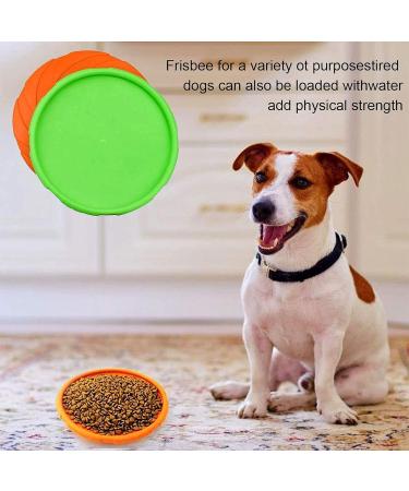 Pack of 3 Dog Frisbees - Durable Rubber Dog Toys for Training Throwing & Playing - Buy Online on GoSupps.com