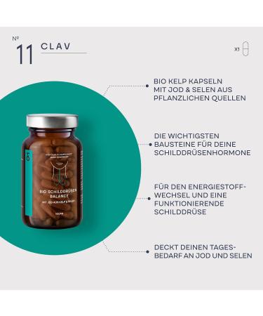 Buy 2 Sets of Organic Thyroid Gland Support - Iodine & Selenium Complex Capsules - Vegan Hormone-Free - 240 Organic Kelp & Mustard Seed Capsules - 8 Months Supply - Buy Online on GoSupps.com