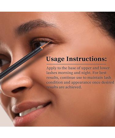 Lash Serum - Eyelash Growth & Thickness Enhancer | Advanced Formula for Natural Lashes | 0.1 Fl. Oz | International Shipping Available - Buy Online on GoSupps.com