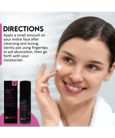 ambitious. byKion Snail Mucin 96% Repair Essence - Hydrating Serum for Face with 96% Snail Secretion Filtrate | 3.38 fl.oz (100ml) | International Shipping Available - Buy Online on GoSupps.com