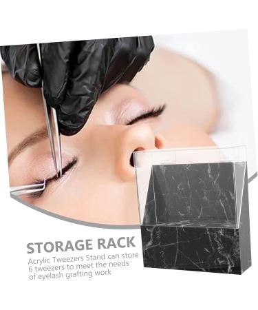 Mikinona Storage Rack Eyelash Stand Beauty Holder Acrylic Rack Eyelash Rack Holder for Display Eyebrow Holder 14.5x4.5cm - Buy Online on GoSupps.com