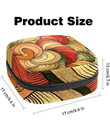 Color Wave Floral Sanitary Napkins & Menstrual Cup Pocket - Stylish Storable Period Essentials for Women & Teen Girls - Buy Online on GoSupps.com