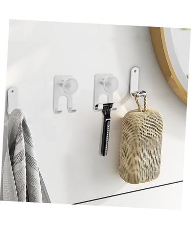 Cabilock 4-Piece No Hook Shaving Hooks - Bath Towel & Razor Holder for Men | Aluminum Alloy Storage Solutions for Bathroom - Buy Online on GoSupps.com