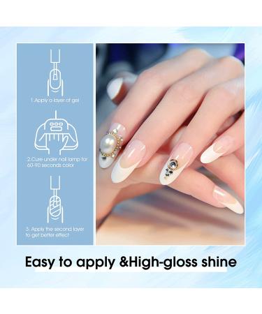 VENALISA 12ml Pure White Gel Nail Polish | Soak Off UV LED Nail Gel for Salon-quality Manicure at Home - 0.43 OZ - Buy Online on GoSupps.com