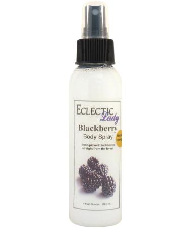 Blackberry Body Spray (Double Strength) 4 ounces Body Mist for Women with Clean Light & Gentle Fragrance Long Lasting Perfume with Comforting Scent for Men & Women Cologne with Soft Subtle Aroma 4 Fluid Ounces (Double Strength)