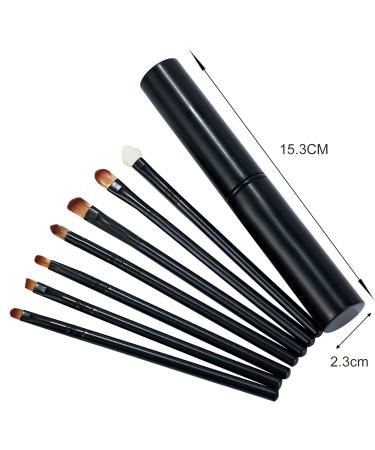 Yueci 7/12pcs Makeup Brush Set - Premium Eye Makeup Brushes & Blending Tools with Storage Box | Perfect Gift for Beauty Lovers - Buy Online on GoSupps.com