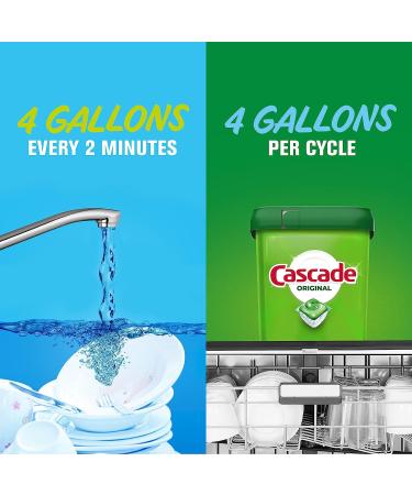 Cascade Dishwasher Pods Actionpacs Detergent Original Fresh 105 Count (Pack of 1) - Buy Online on GoSupps.com