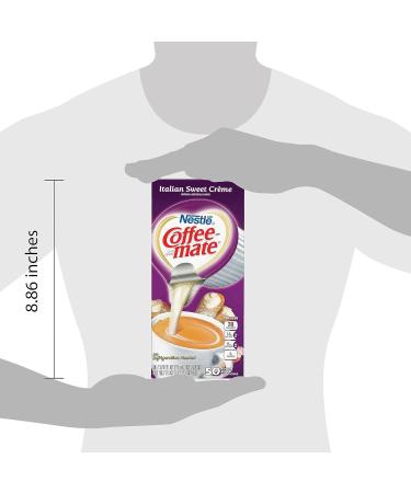 Buy Coffee-mate Italian Sweet Cr me Liquid Coffee Creamer - 50 Cups 0.375 oz Each | International Shipping Available - Buy Online on GoSupps.com