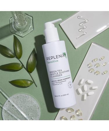 Replenix Green Tea Gentle Soothing Cleanser - 6.7 oz - Sensitive Skin Face Wash - Buy Online on GoSupps.com