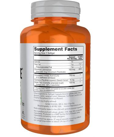 NOW CLA Extreme Softgels with Guarana & Green Tea - 90 Count - Buy Online on GoSupps.com