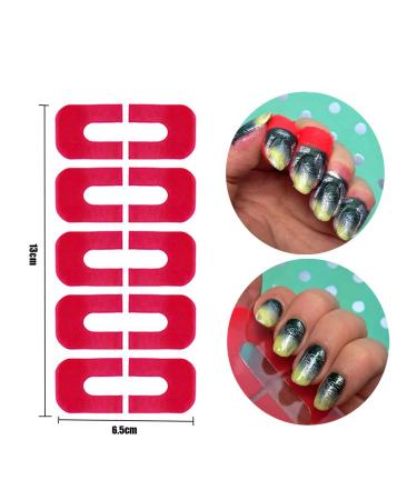 BEAUTYBIGBANG Plastic Nail Polish Protector - 100 Piece Disposable Nail Art Sticker Tape - Buy Online on GoSupps.com