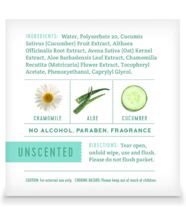Stall Mates Flushable Wipes - Unscented with Vitamin-E & Aloe (30 Singles) - Travel Size - Buy Online on GoSupps.com