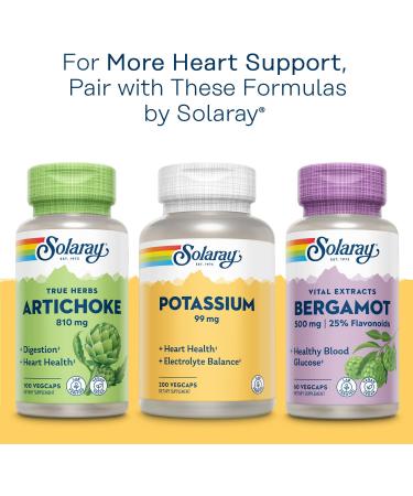 Solaray Red Yeast Rice 120 VegCaps - Heart & Cardio Support, Non-Irradiated, Citrinin-Free - Buy Online on GoSupps.com