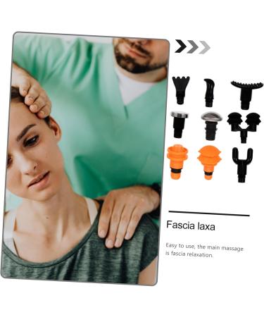 Beavorty 9-Piece Massage Head Set | Percussion Attachments for Athletes & Pain Relief | Fitness Massage Device - Buy Online on GoSupps.com