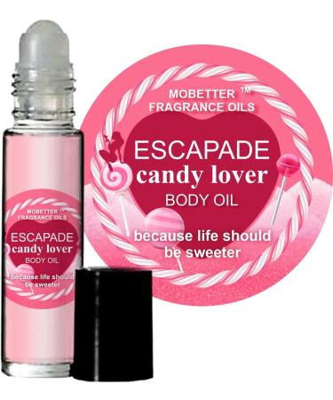 MOBETTER FRAGRANCE OILS Escapade Candy Lover Women Perfume Body Oil 10ml Roll On Bottle