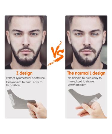MYCARBON Beard Template for Perfect Shapes | Beard Care Kit with Comb for Full & 3-Day Beards | International Shipping Available - Buy Online on GoSupps.com