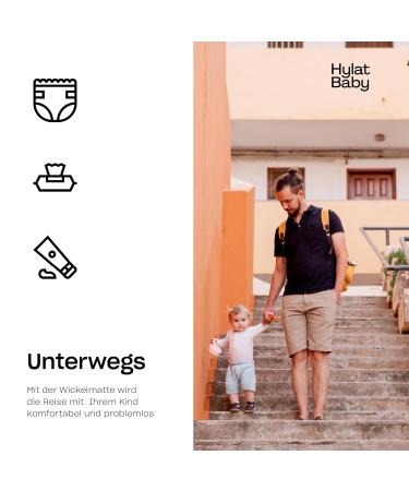 Hylat Baby Foldable Changing Mat - Travel-Friendly Pink Changing Mat for Active Families - Buy Online on GoSupps.com