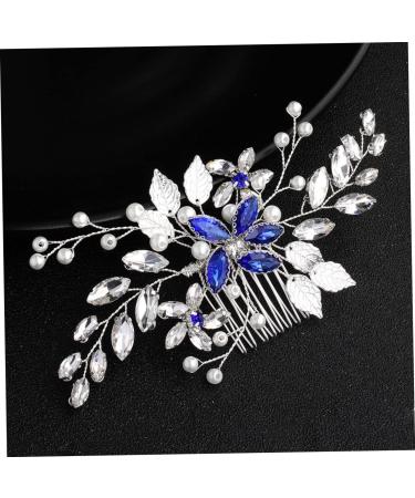 DOITOOL 1pc Bridal Hair Comb Hair Barrettes for Women Flower Hair Comb Combs for Women Crystal Hair Comb Pearl Wedding Comb Tiara Hair Comb for Bride Alloy Comb Simple Banquet Accessories - Buy Online on GoSupps.com
