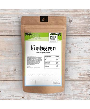  TASTE Guter Geschmack 200g freeze-dried raspberries | whole freeze-dried raspberries | premium quality | no additives from Taste Market - Buy Online on GoSupps.com