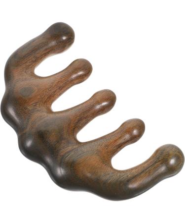 Fomiyes 5-Pack Sandalwood Massage Combs - Scalp & Body Massager Tools | Premium Wooden Ridge Combs for Relaxation & Rejuvenation (9.00x5.00x1.50cm) - Buy Online on GoSupps.com