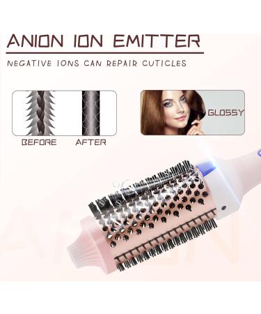 K&K Thermob rsten Keratin Protect Hot Hairbrush | Ion Smooth Volume Comb | Dual Tension 45mm Styling Tool - International Shipping Available - Buy Online on GoSupps.com