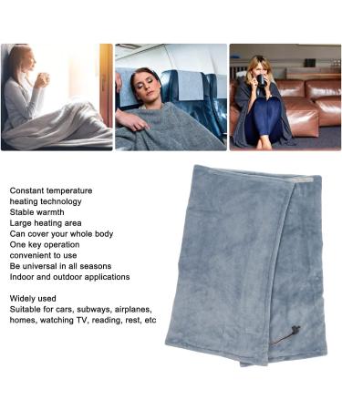 NATUDECO USB Heated Ceiling Scarf - Portable Temperature Control for Car Home & More - Gray Blue 2022 - Buy Online on GoSupps.com